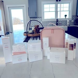 Monat skincare products.